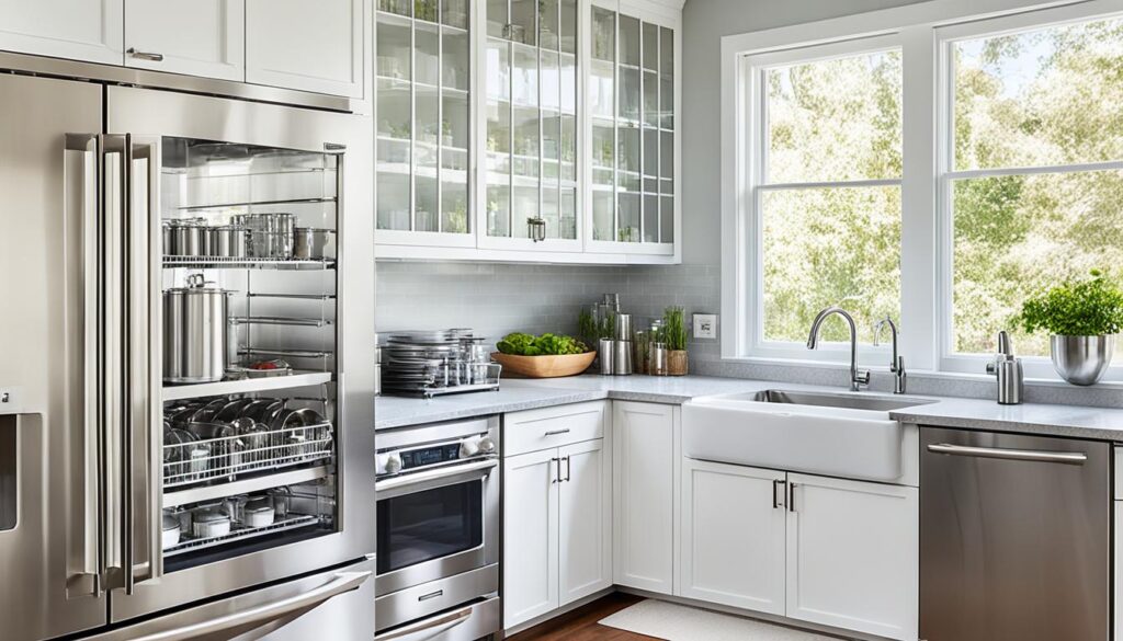 spotless kitchen